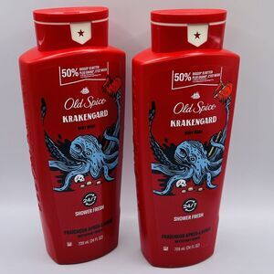 Old Spice Krakengard Body Wash Lasting Scent Rich Lather Shower Fresh 24oz
